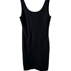 Wilfred Free Cotton Tank Dress – Black (Size M)